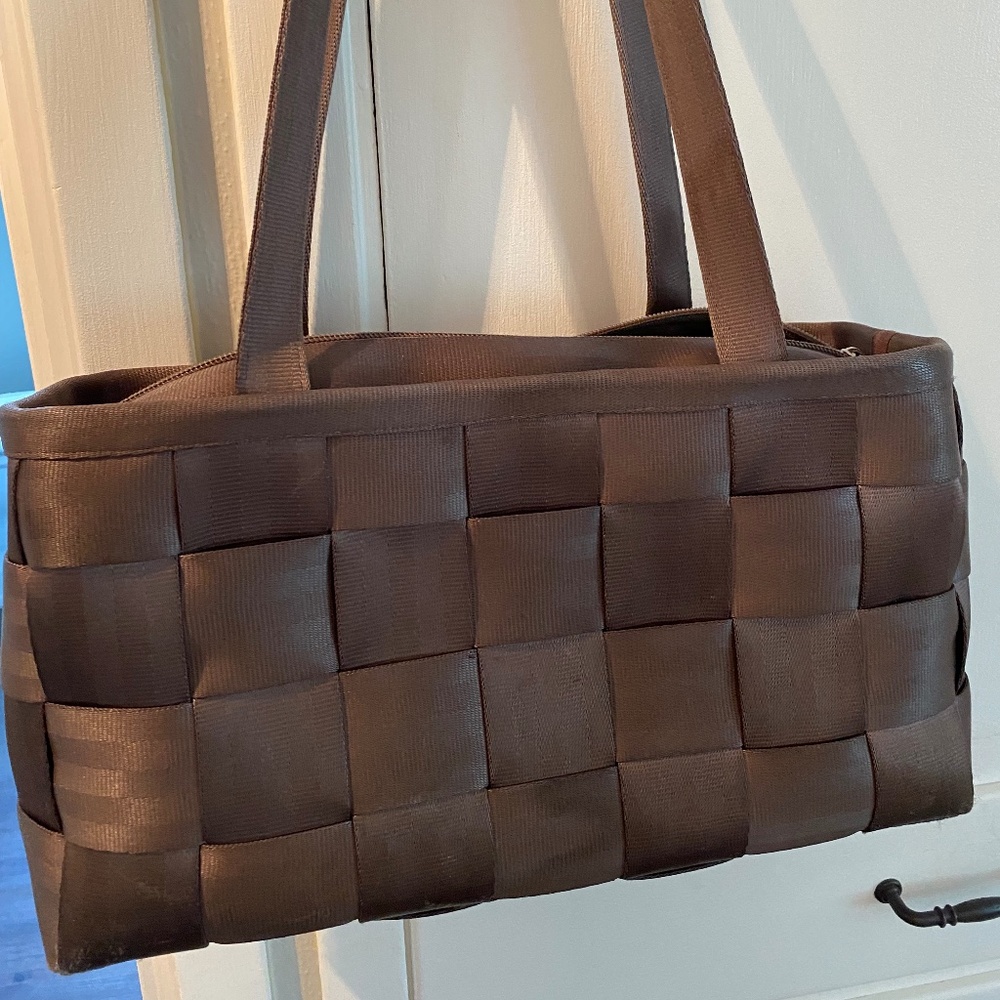 Harveys Original Seatbelt Shopper Shoulder Bag w/ Matching Wallet